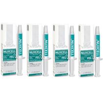 Kit 4 Nuxcell Fel Imunidade Suplemento Vitamínico Biosyn 2g