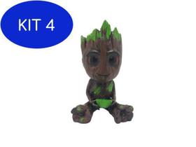 Kit 4 Objeto Decorativo Baby Groot Bugingaria