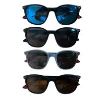 kit 4 Óculos de Sol Masculino Feminino com Proteção UV400 Lente Escura solar Polarizado Preto kit 4 Óculos de Sol Masculino Feminino com Proteção UV400 Lente Escura solar Polarizado Preto
