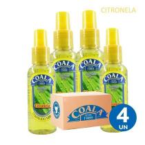 kit 4 Odorizador de Ambiente Spray Citronela Coala Frasco 120ml