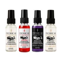 Kit 4 Odorizador Perfume Automotivo Uber Taxi 60ml Lar Fresh Home Spray Kit 4 Odorizador Perfume Automotivo Uber Taxi 60ml Lar Fresh Home Spray