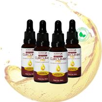 Kit 4 Oil Natural Tumeric Açafrão Da terra Premium