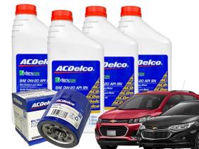 Kit 4 Óleo 0w20 + Filtro de Óleo Original Cruze Tracker 1.4 Turbo ACDELCO Kit 4 Óleo 0w20 + Filtro de Óleo Original Cruze Tracker 1.4 Turbo ACDELCO