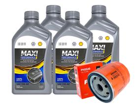 Kit 4 Óleo 5w40 Maxi Performance Sintético Original Volkswagen + Filtro de Óleo FRAM PH5548 Kit 4 Óleo 5w40 Maxi Performance Sintético Original Volkswagen + Filtro de Óleo FRAM PH5548