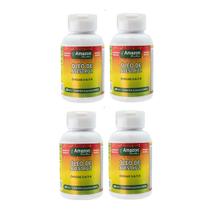 Kit 4 Óleo De Avestruz Amazon Struthio - 60 Capsulas