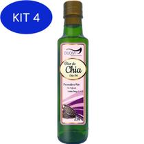 Kit 4 Óleo De Chia 250Ml Duom