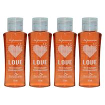 Kit 4 Óleo De Massagem Sensual Sensação Love Amarula 35ml