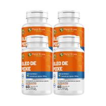 Kit 4 Óleo de Peixe Ômega 3 1000mg 4x60 cps Floral Ervas do Brasil