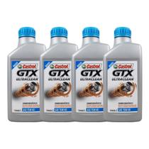 Kit 4 Óleos 15w40 Carro Castrol GTX Ultraclean - 4 Litros