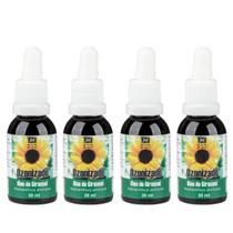 Kit 4 Óleos de Girassol Ozonizado 30ml - 100% Puro