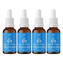 Kit 4 Óleos de Girassol Ozonizado 30ml - 100% Puro Kit 4 Óleos de Girassol Ozonizado 30ml - 100% Puro
