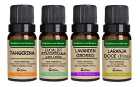 Kit 4 Óleos Essenciais 30ml - Puro E Natural Kit 4 Óleos Essenciais 30ml - Puro E Natural