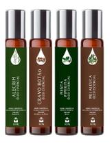 Kit 4 Óleos Essenciais Roll On 10Ml - Top Mais Vendidos Kit 4 Óleos Essenciais Roll On 10Ml - Top Mais Vendidos