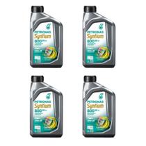 Kit 4 Óleos Motor 10W30 Syntium 800 SE Petronas 1 Litro