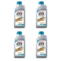 Kit 4 Óleos Motor 15W40 Castrol GTX Ultraclean Semissintético 1L