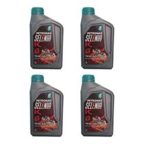 Kit 4 Óleos Motor 15W40 Semissintético Selenia API SL 1 Litro