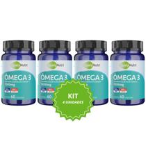 Kit 4 Ômega 3 1000mg QualyNutri Óleo De Peixe Epa Dha 240 Capsulas Kit 4 Ômega 3 1000mg QualyNutri Óleo De Peixe Epa Dha 240 Capsulas