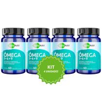 Kit 4 Ômega 3 6 9 1000mg 60 Caps QualyNutri Original Kit 4 Ômega 3 6 9 1000mg 60 Caps QualyNutri Original