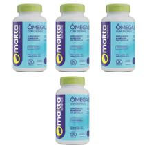 Kit 4 Ômega 3 EPA-DHA 1000mg 4x120 cápsulas Maltta