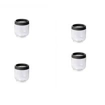 Kit 4 Organizador de Alimentos Gire e Trave Empilhável 550ML