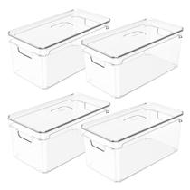 Kit 4 Organizador De Armários Multiuso Cozinha 30X15X13Cm