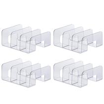 Kit 4 Organizador De Carteira Livro Multiuso 3 Divisórias Kit 4 Organizador De Carteira Livro Multiuso 3 Divisórias