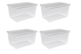 Kit 4 Organizador De Geladeira Acrílico 4,5 Litros Uz