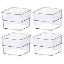 Kit 4 Organizador Diamond Modular 7,5X5,2Cm Multiuso