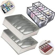 Kit 4 Organizador Gaveta Sutiã Chinelo Roupa Intima Calcinha