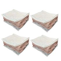 Kit 4 Organizador Maleiro Para Guarda Roupa Multiuso BR G