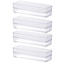 Kit 4 Organizador Modular 22cm Paramount Diamond Gavetas Talheres