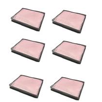 Kit 4 Organizador Para Guarda Roupas Prime Cinza Slim