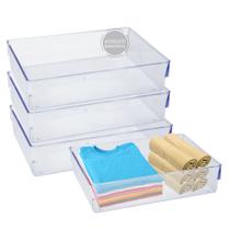 Kit 4 Organizador Roupas Closet Armário Acessórios Biquínis Meias