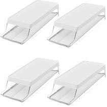 Kit 4 Organizadores De Ovos Roll Cor Branca Clear Fresh - Ou