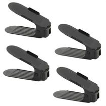 Kit 4 Organizadores de Sapato Reforçado com Regulagem Preto