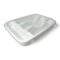 Kit 4 Organizadores De Talheres Com Tampa E 4 Divisórias