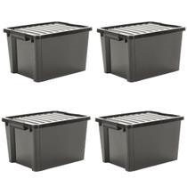 Kit 4 organizadores life box 50 ltpreto Kit 4 organizadores life box 50 ltpreto