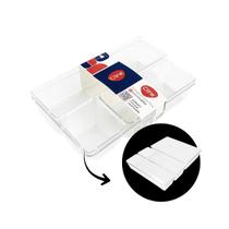 Kit 4 organizadores multiuso plastico pet 23,5 cm x 15,5 cm x 5 cm