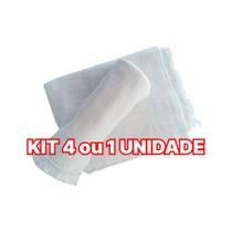 Kit 4 ou 1 Unidade Pano de Chão Saco Alvejado Flanelado m 45x75cm Kit 4 ou 1 Unidade Pano de Chão Saco Alvejado Flanelado m 45x75cm