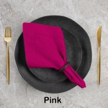 Kit 4 ou 6 peças Guardanapo Algodão Ponto Ajour 40x40cm Várias Cores - Guardanapo de Boca Mesa Posta