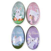 Kit 4 Ovinhos Páscoa Metal Ovos Lembrancinhas Colecionáveis Cor:Desenho Sortido Kit 4 Ovinhos Páscoa Metal Ovos Lembrancinhas Colecionáveis Cor:Desenho Sortido