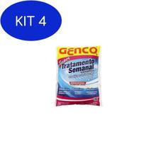 Kit 4 Oxidante para piscinas e spas/ Tratamento Semanal -
