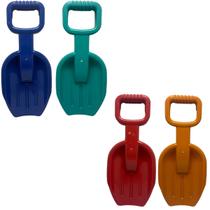 Kit 4 Pá Gigante Praia Brinquedo Areia Diversão Infantil