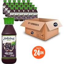 Kit 4 Pack Suco Integral Uva Maçã Natural One 6x180ml 100% Suco Pack Econômico, Ideal p/ Lancheira