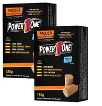 Kit 4 Paçoca Rolha Zero 24un. de 18g - Power1One