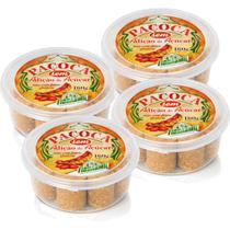 Kit 4 Paçoca Tradicional Zero Açúcar FIBRASMIL 160g Kit 4 Paçoca Tradicional Zero Açúcar FIBRASMIL 160g