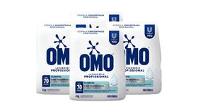 Kit 4 Pacote Lava Roupas Omo Pro Profissional Clinical 16 Kg Kit 4 Pacote Lava Roupas Omo Pro Profissional Clinical 16 Kg
