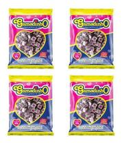 Kit 4 Pacotes Bala De Amendoin Gamadinho Igual Dadinho 600Gr