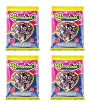 Kit 4 Pacotes Bala De Amendoin Gamadinho Igual Dadinho 600Gr