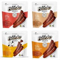 Kit 4 Pacotes Bifinhos Palito Bilisko Sabores para Cães 500g